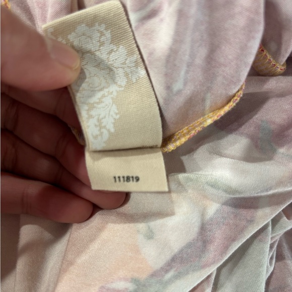 Soft Surroundings Elia Maxi Dress 3/4 Sleeve Floral Stretch - Picture 8 of 8